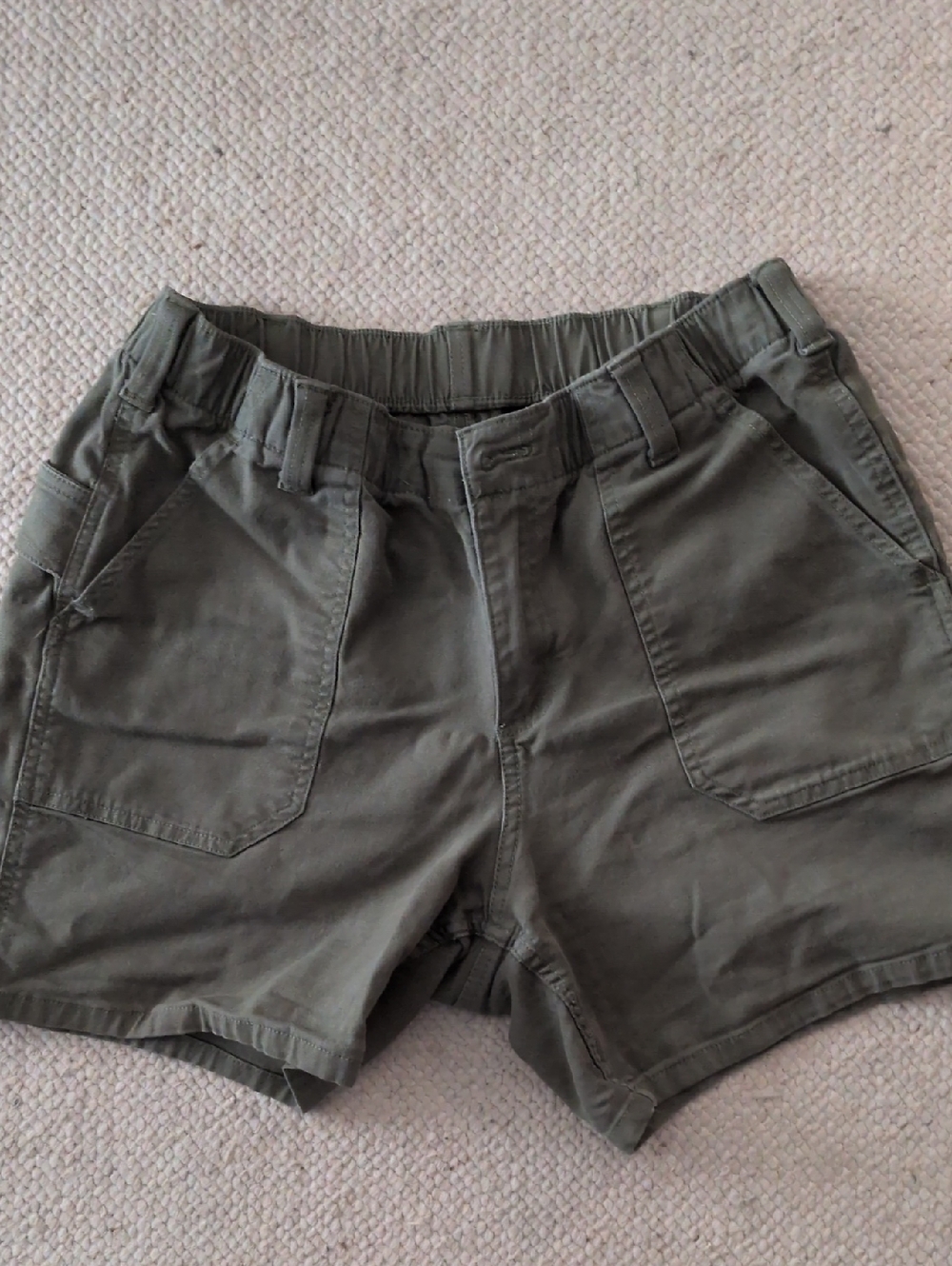 Classic Carhartt Women's Olive Utility Shorts
